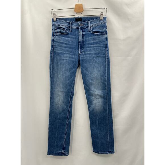 Mother 27 the Mid Rise Dazzler Ankle Fray in We The Animals - Picture 3 of 8